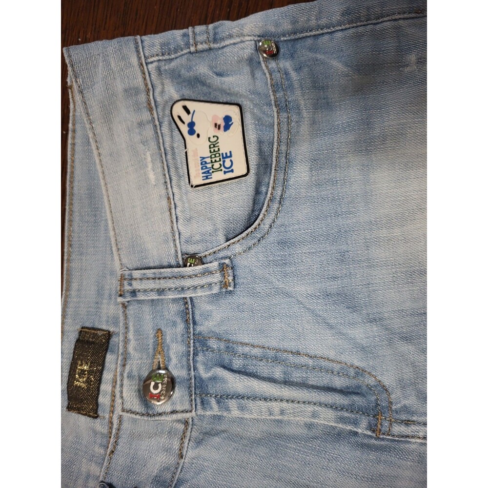 Vintage 2003 Iceberg Joe Cool Y2K Graffiti Jeans 29 - Picture 8 of 10